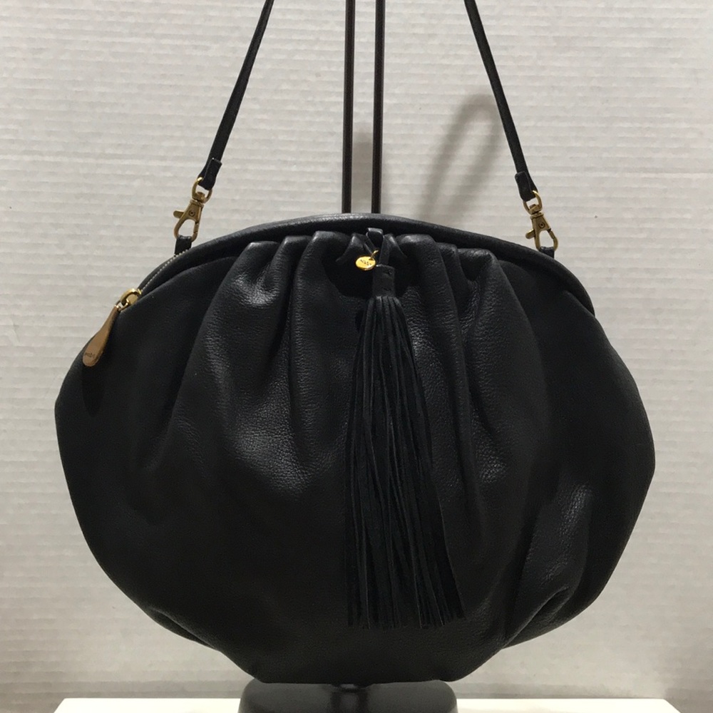 HOBO THE ORIGINAL Black Leather Crossbody